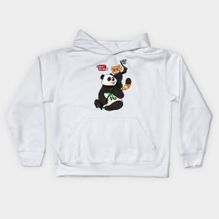 I LOVE PANDAS Kids Hoodie